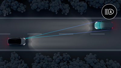 commutation automatique feux de route - sécurité - Renault Arkana full hybrid E-Tech