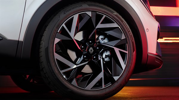 Renault Arkana full hybrid E-Tech - flancs et jantes Alpine