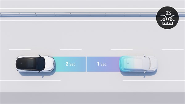 alerte de distance de sécurité - Renault Captur full hybrid E-Tech