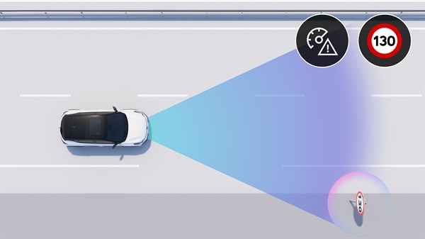 reconnaissance des panneaux de signalisation - Renault Captur full hybrid E-Tech