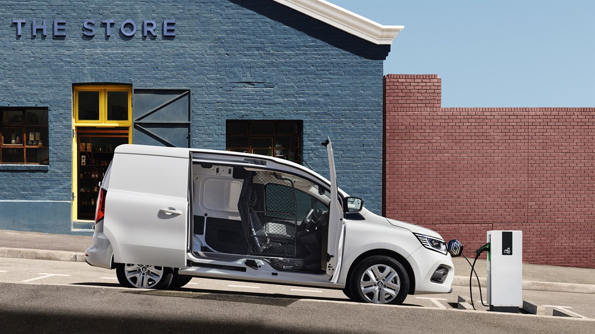 Renault Kangoo Van E-tech electric - ouverture porte latérale