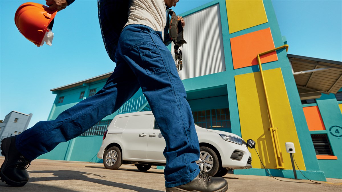 Renault Kangoo Van E-tech electric - ouverture porte latérale