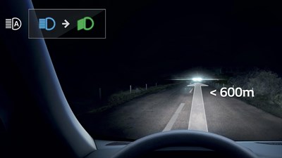 Renault ZOE Commutation automatique des feux